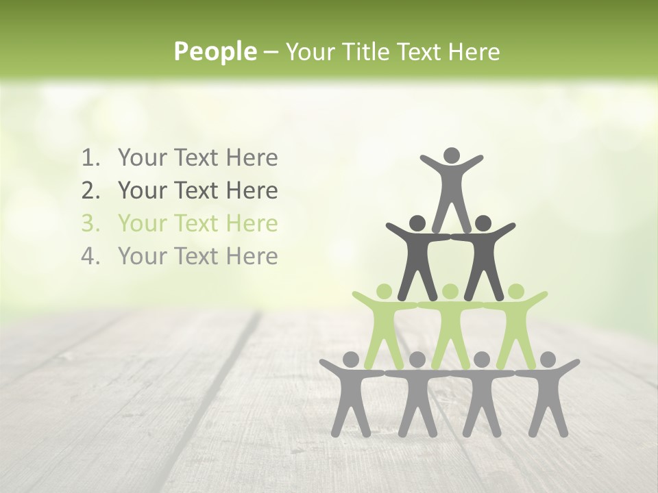Together Figure Character PowerPoint Template