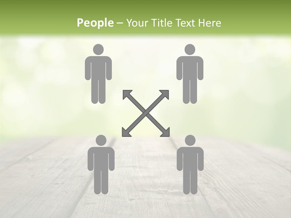 Together Figure Character PowerPoint Template