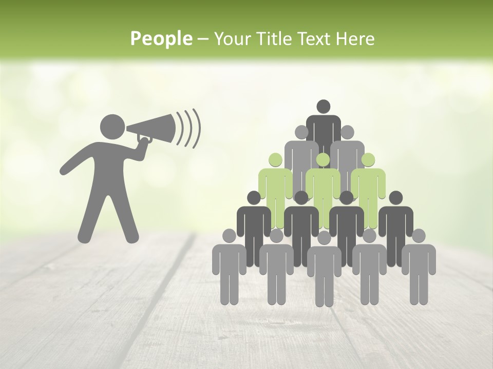 Together Figure Character PowerPoint Template