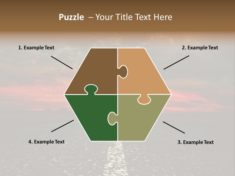 Remote Red Line PowerPoint Template