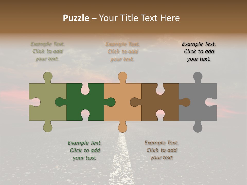 Remote Red Line PowerPoint Template