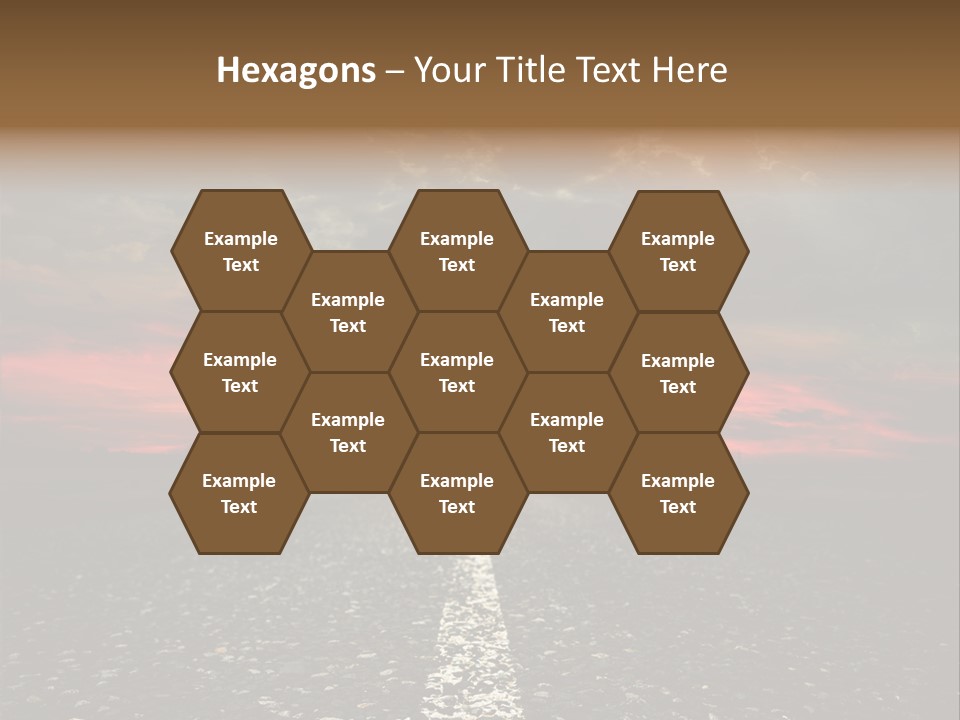 Remote Red Line PowerPoint Template