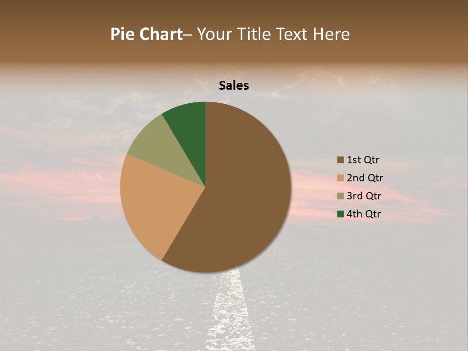 Remote Red Line PowerPoint Template