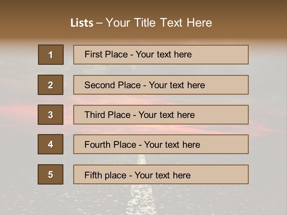 Remote Red Line PowerPoint Template