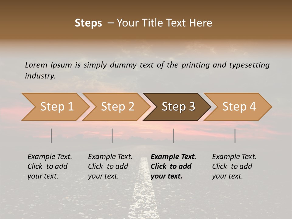 Remote Red Line PowerPoint Template