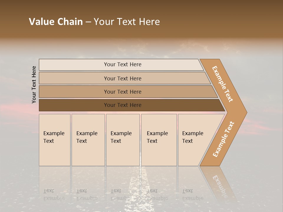 Remote Red Line PowerPoint Template