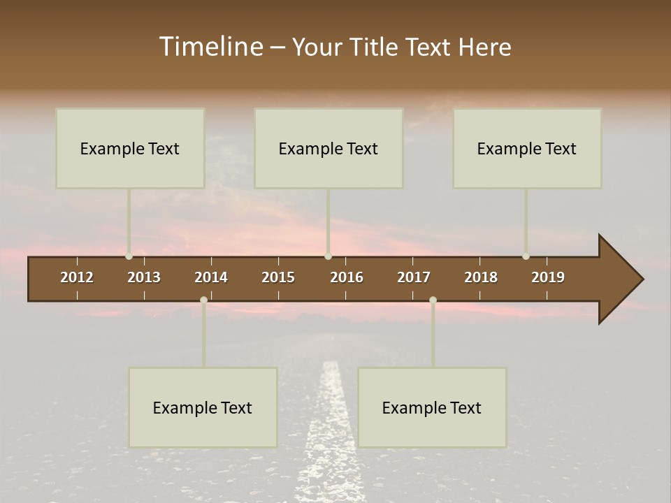 Remote Red Line PowerPoint Template