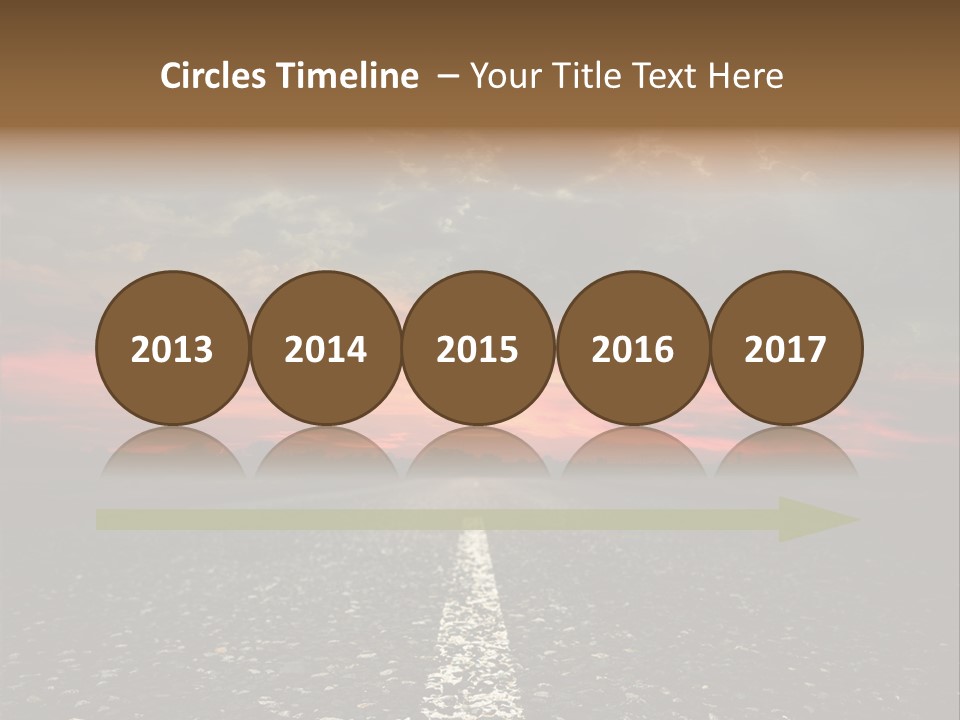 Remote Red Line PowerPoint Template