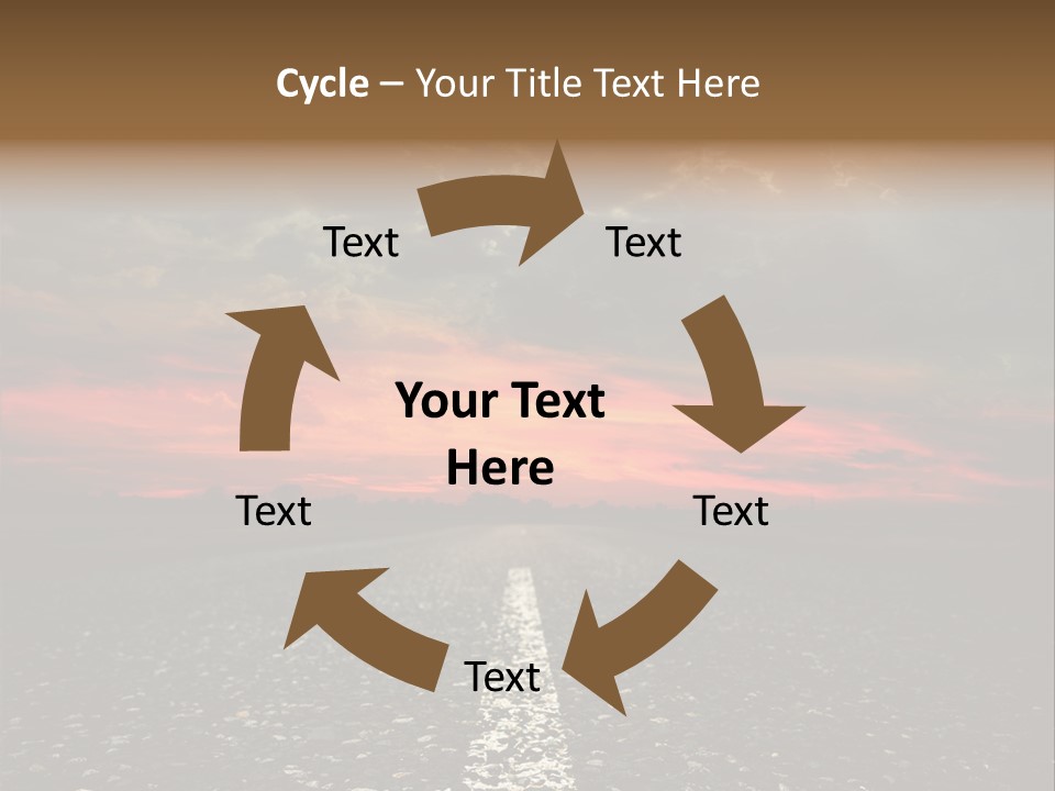 Remote Red Line PowerPoint Template