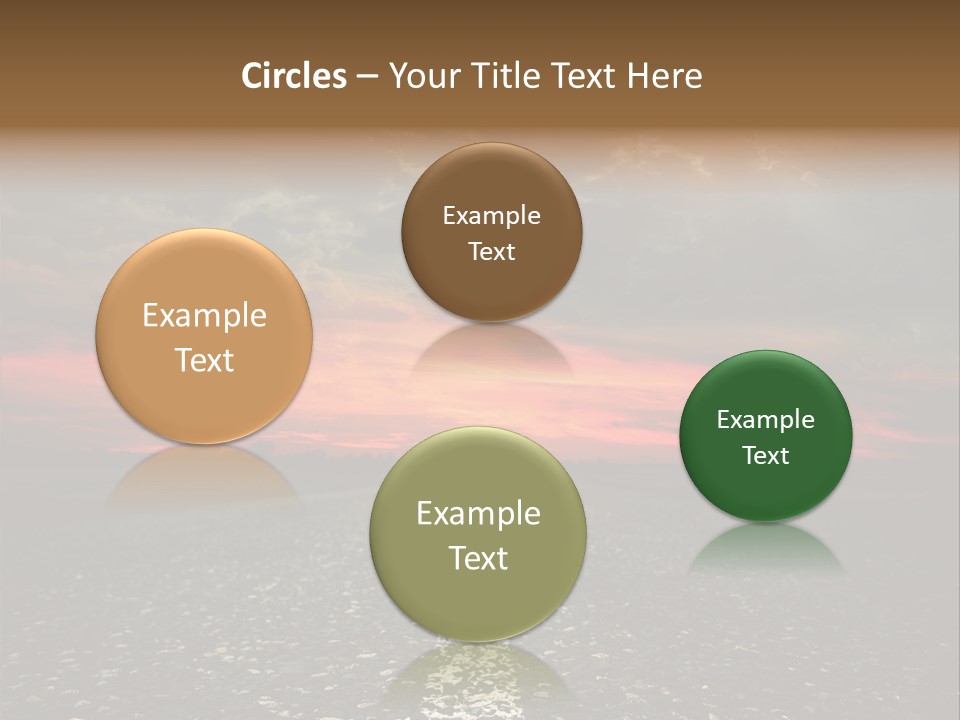 Remote Red Line PowerPoint Template