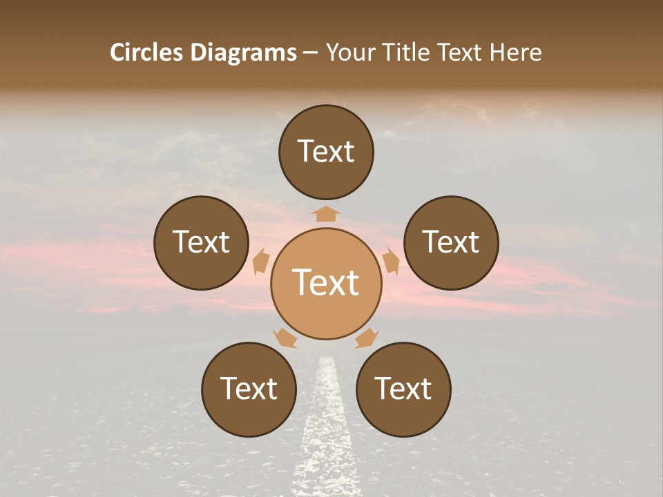 Remote Red Line PowerPoint Template