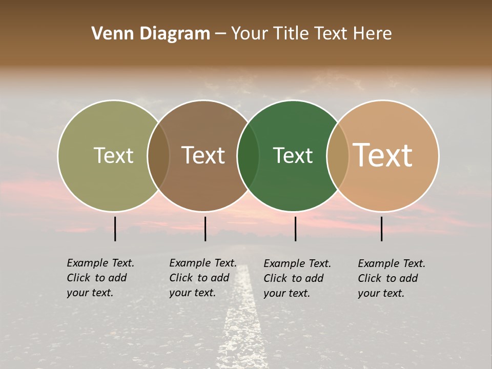 Remote Red Line PowerPoint Template