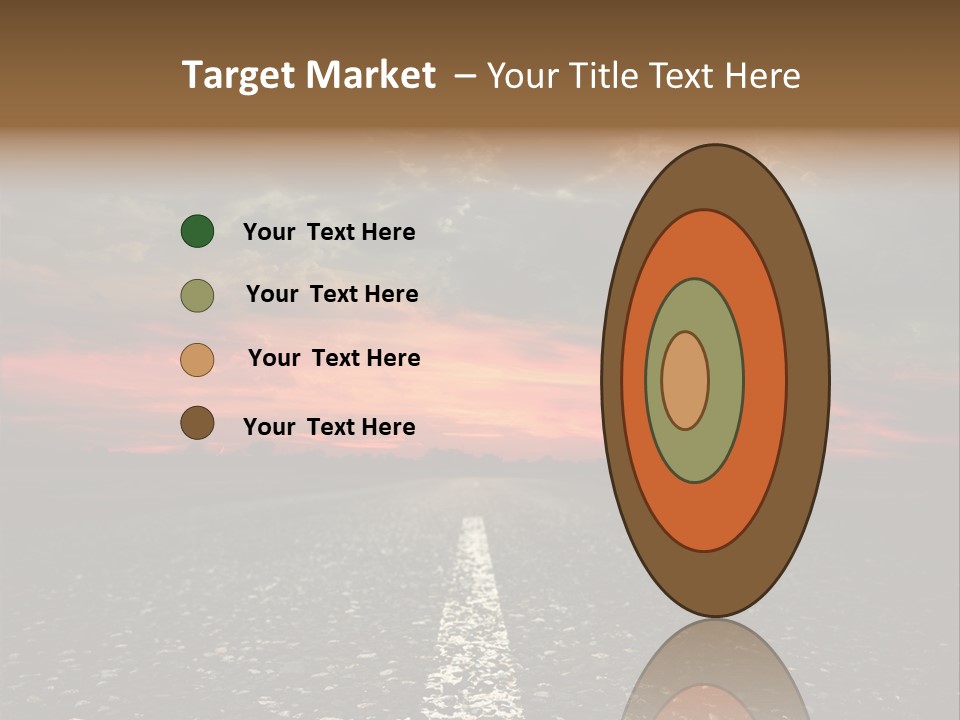 Remote Red Line PowerPoint Template