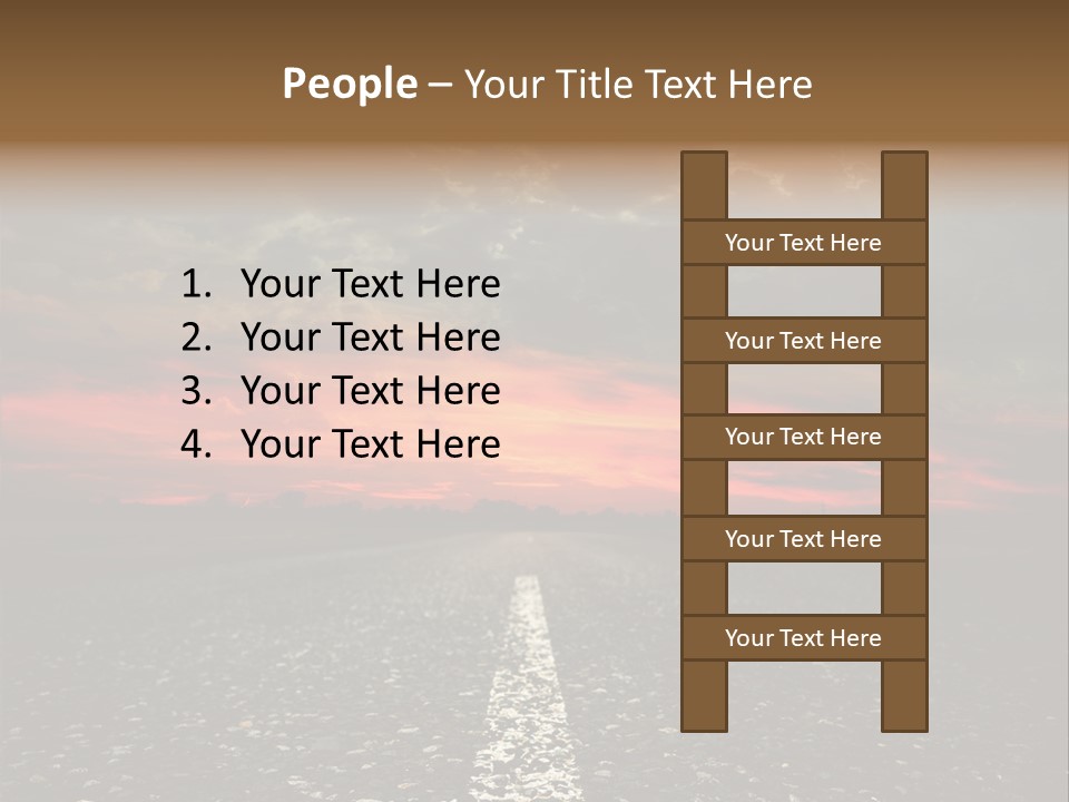Remote Red Line PowerPoint Template