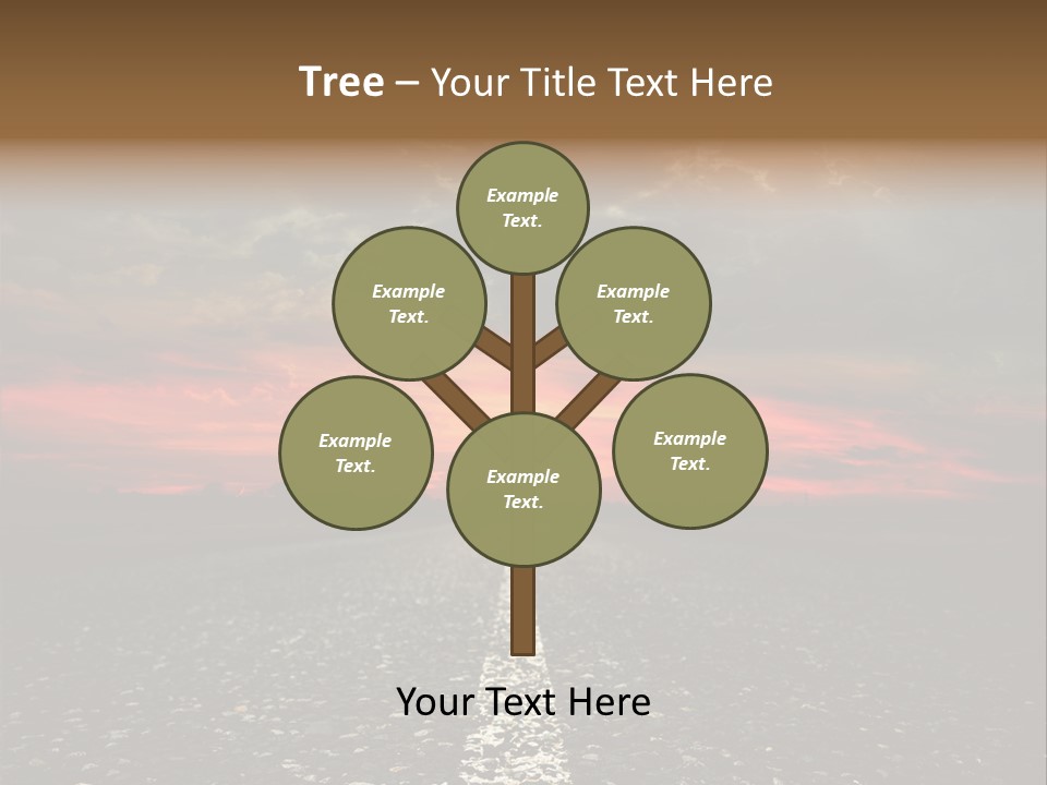 Remote Red Line PowerPoint Template