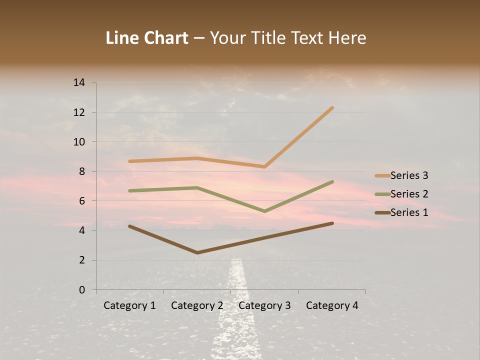 Remote Red Line PowerPoint Template