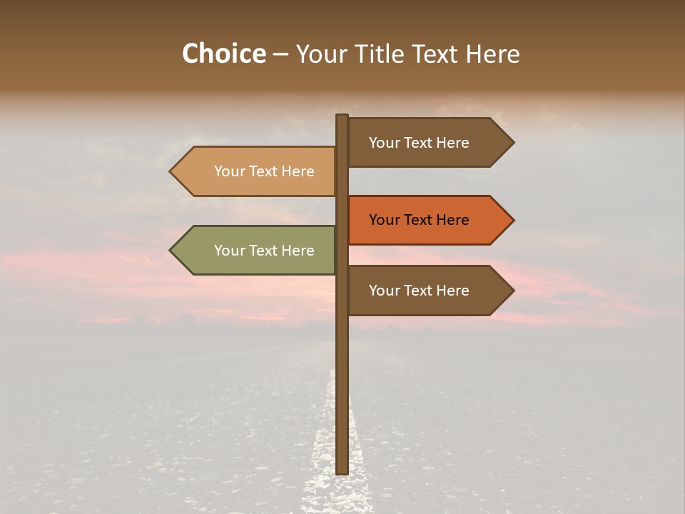 Remote Red Line PowerPoint Template