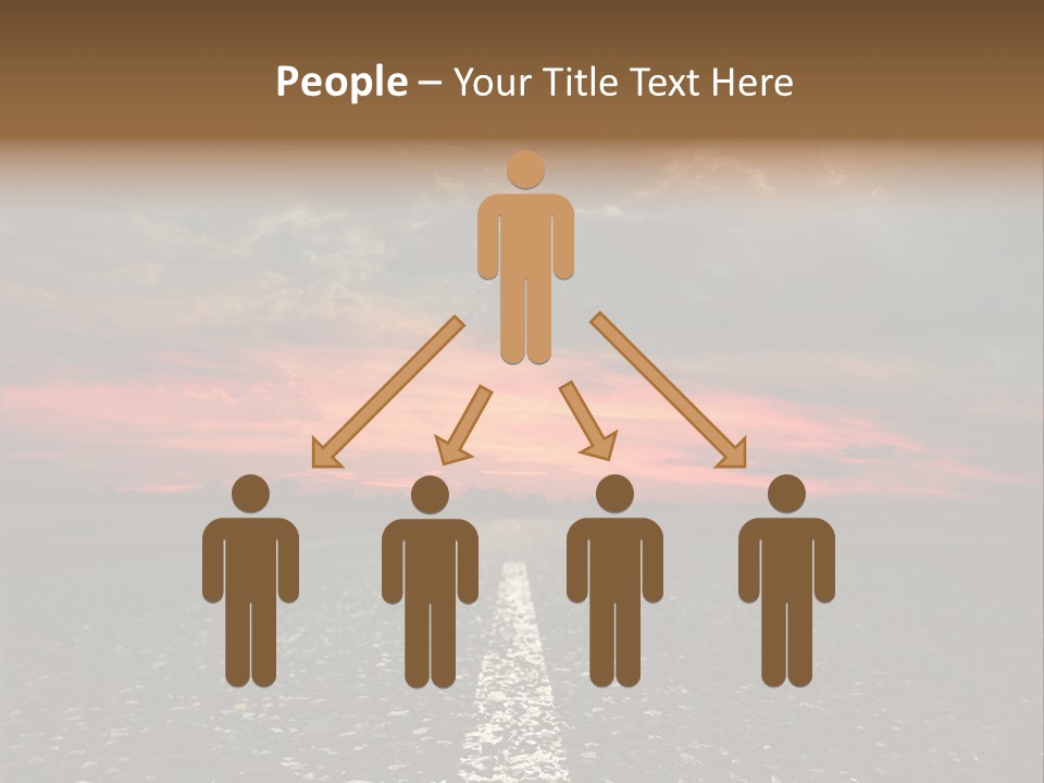 Remote Red Line PowerPoint Template