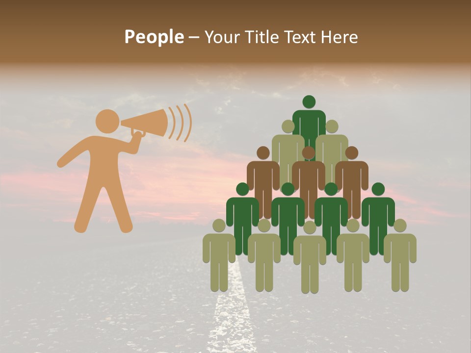 Remote Red Line PowerPoint Template