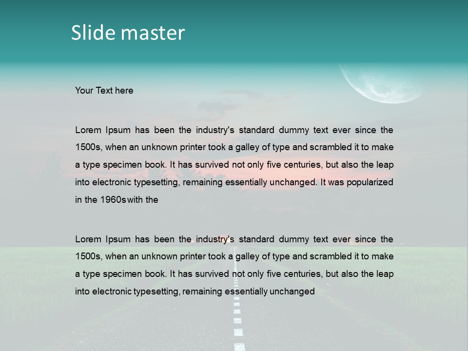 Agriculture Cloud Fence PowerPoint Template