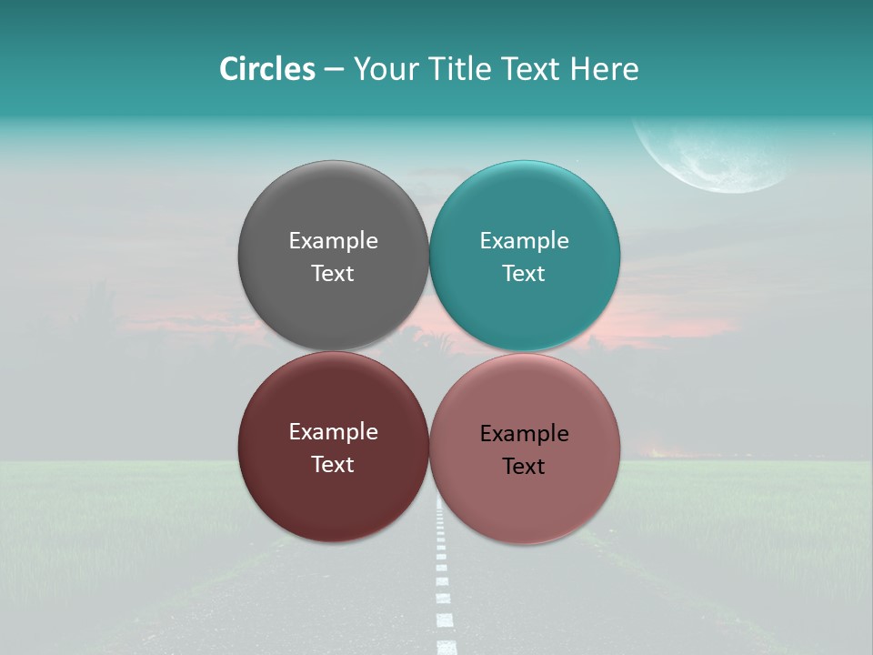 Agriculture Cloud Fence PowerPoint Template