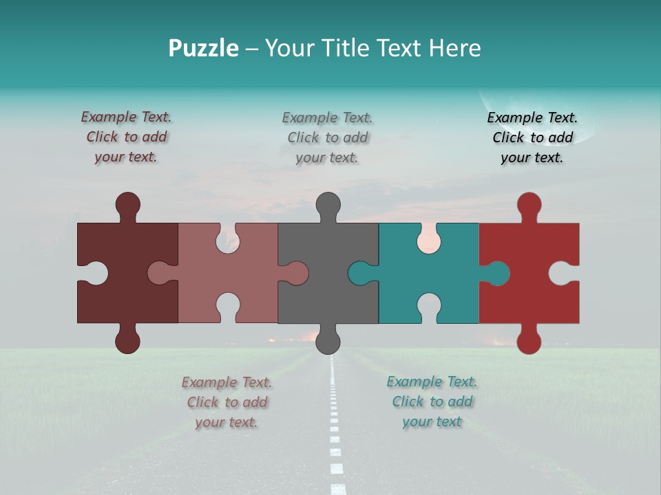 Agriculture Cloud Fence PowerPoint Template