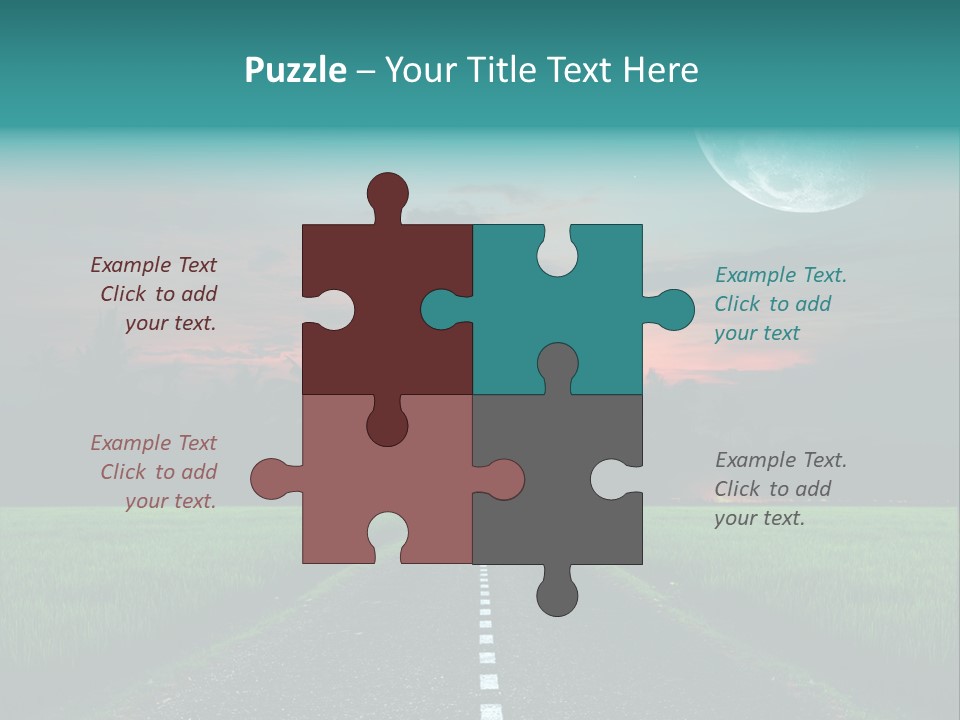 Agriculture Cloud Fence PowerPoint Template