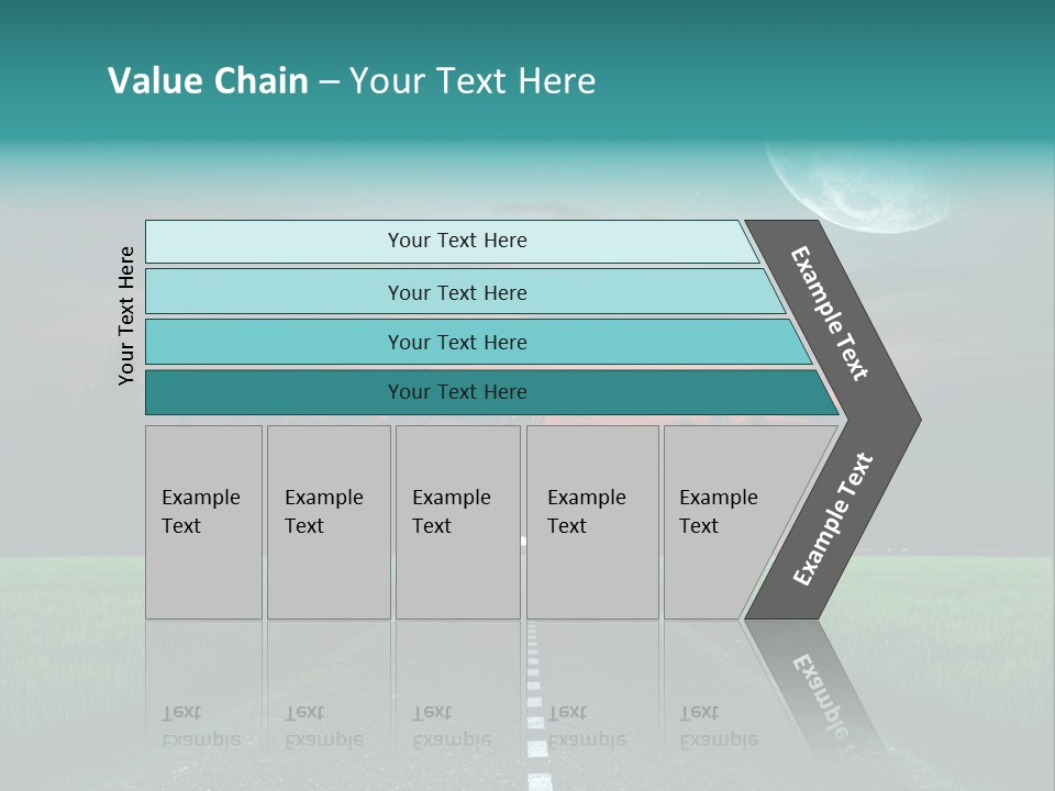 Agriculture Cloud Fence PowerPoint Template
