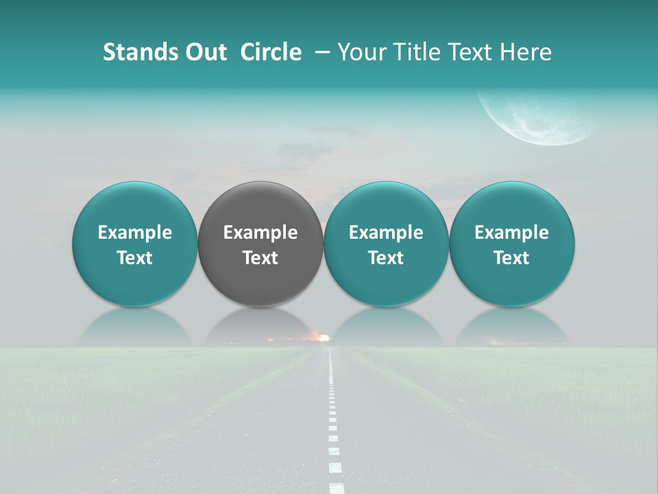 Agriculture Cloud Fence PowerPoint Template