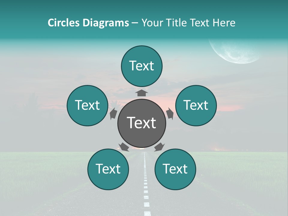 Agriculture Cloud Fence PowerPoint Template