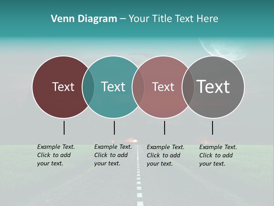 Agriculture Cloud Fence PowerPoint Template