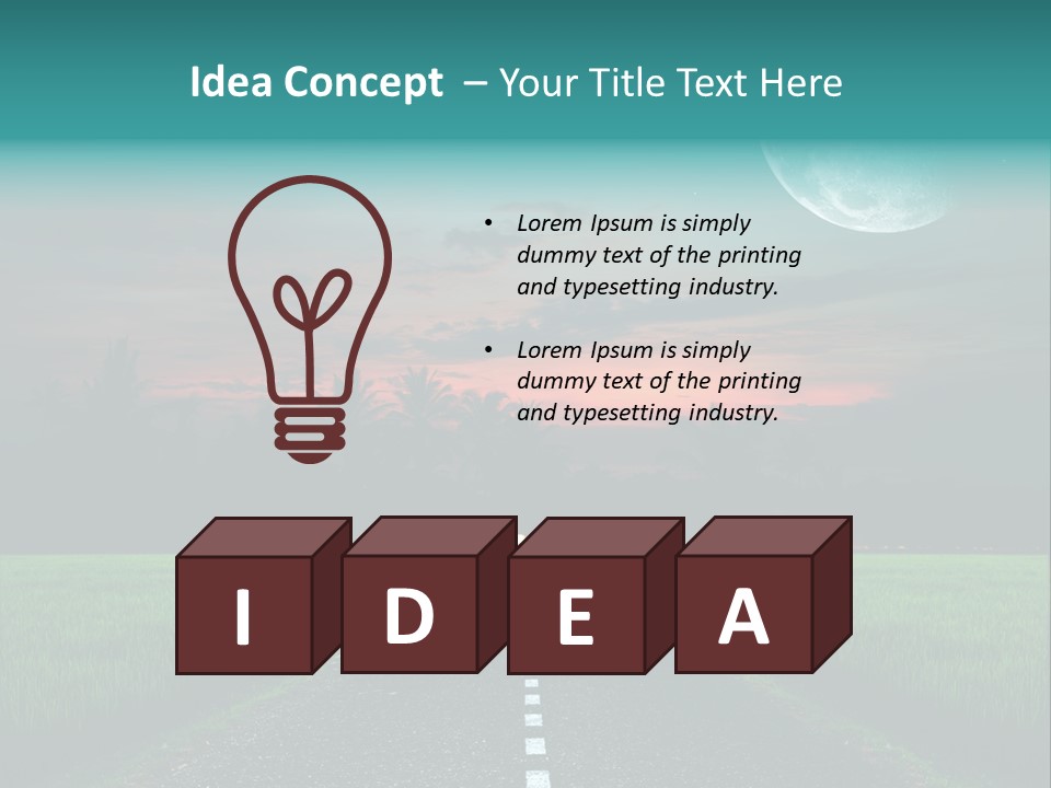Agriculture Cloud Fence PowerPoint Template