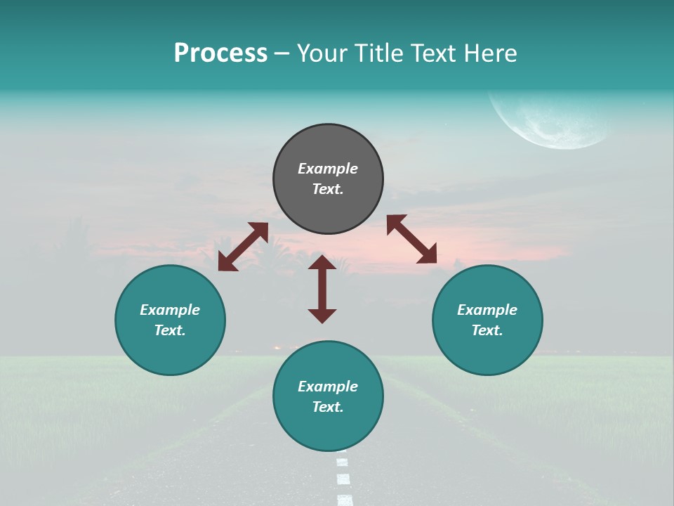 Agriculture Cloud Fence PowerPoint Template