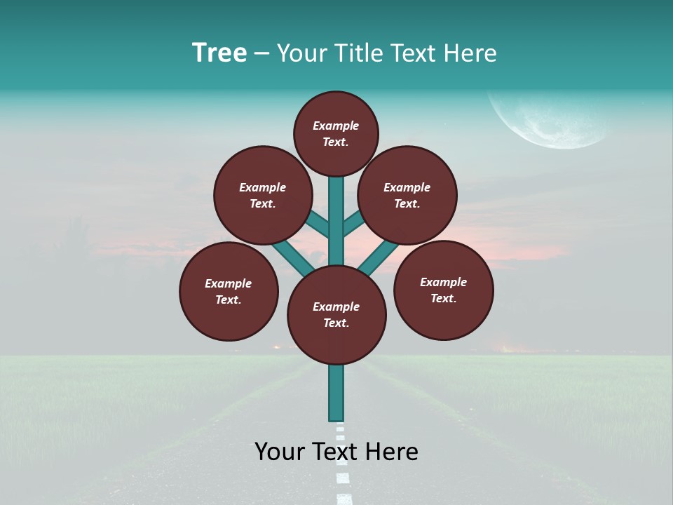 Agriculture Cloud Fence PowerPoint Template