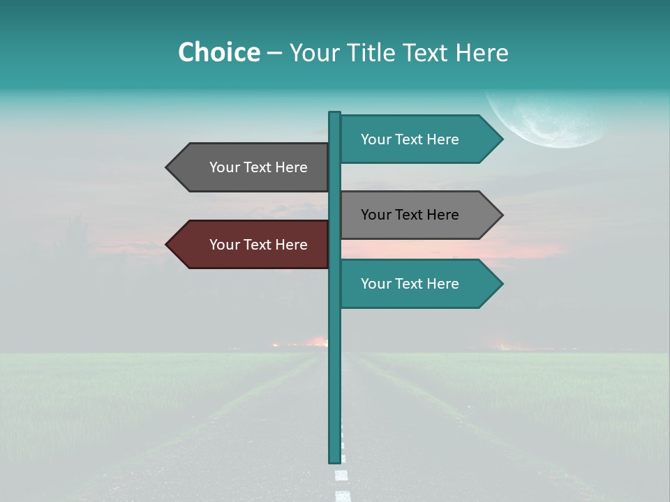 Agriculture Cloud Fence PowerPoint Template