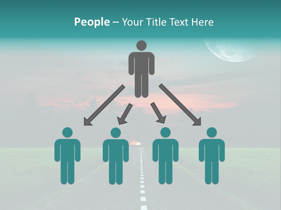 Agriculture Cloud Fence PowerPoint Template