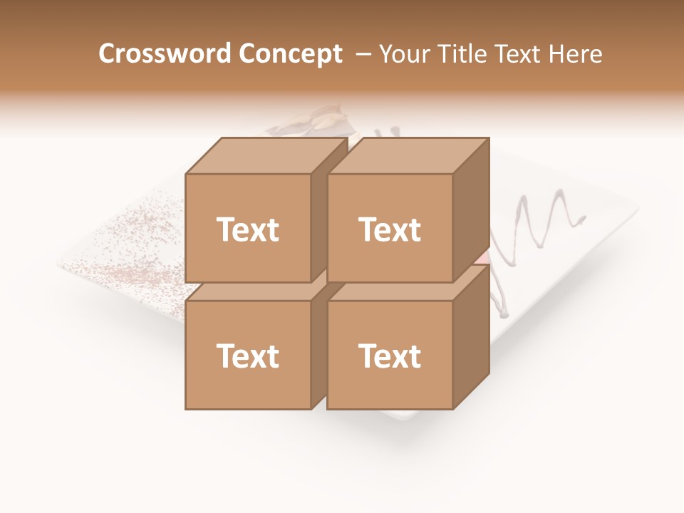 Red Sponge Cake Cherry PowerPoint Template