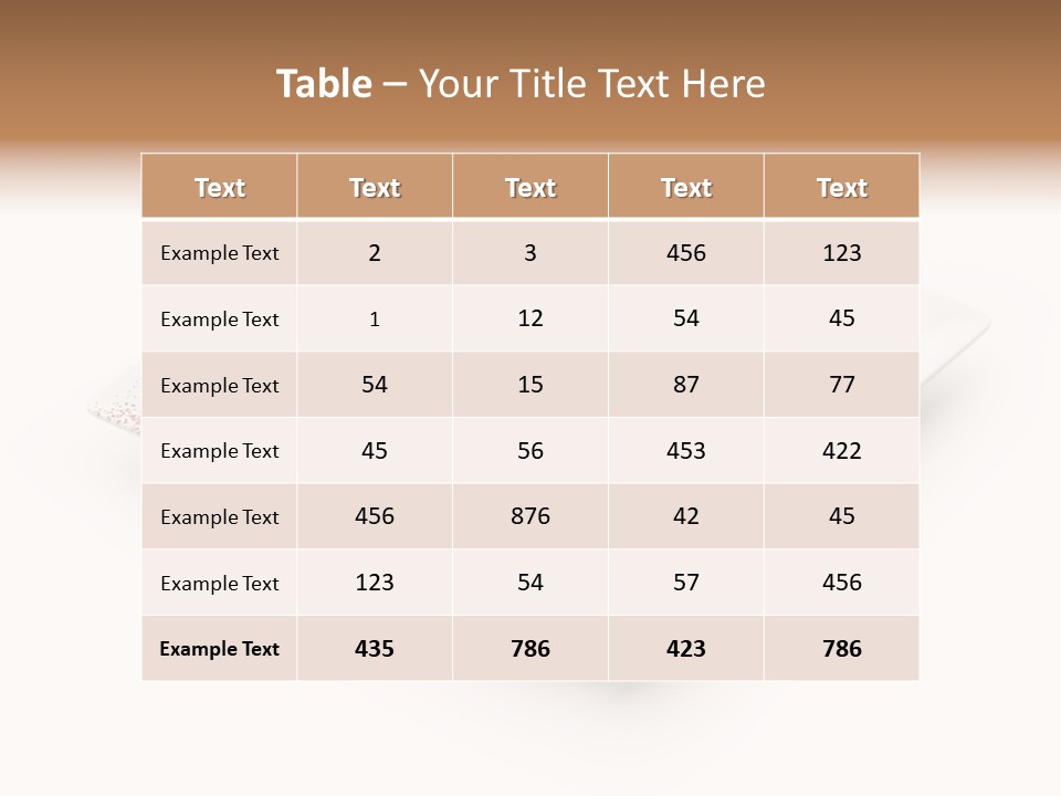 Red Sponge Cake Cherry PowerPoint Template