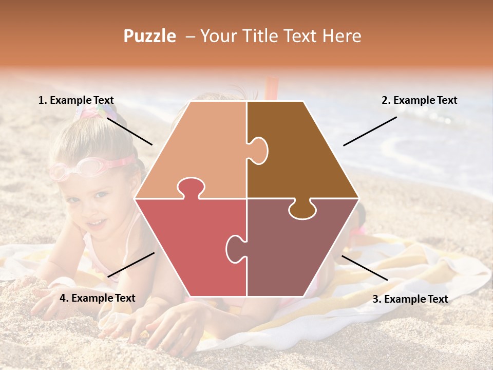 Kid Happy Mask PowerPoint Template