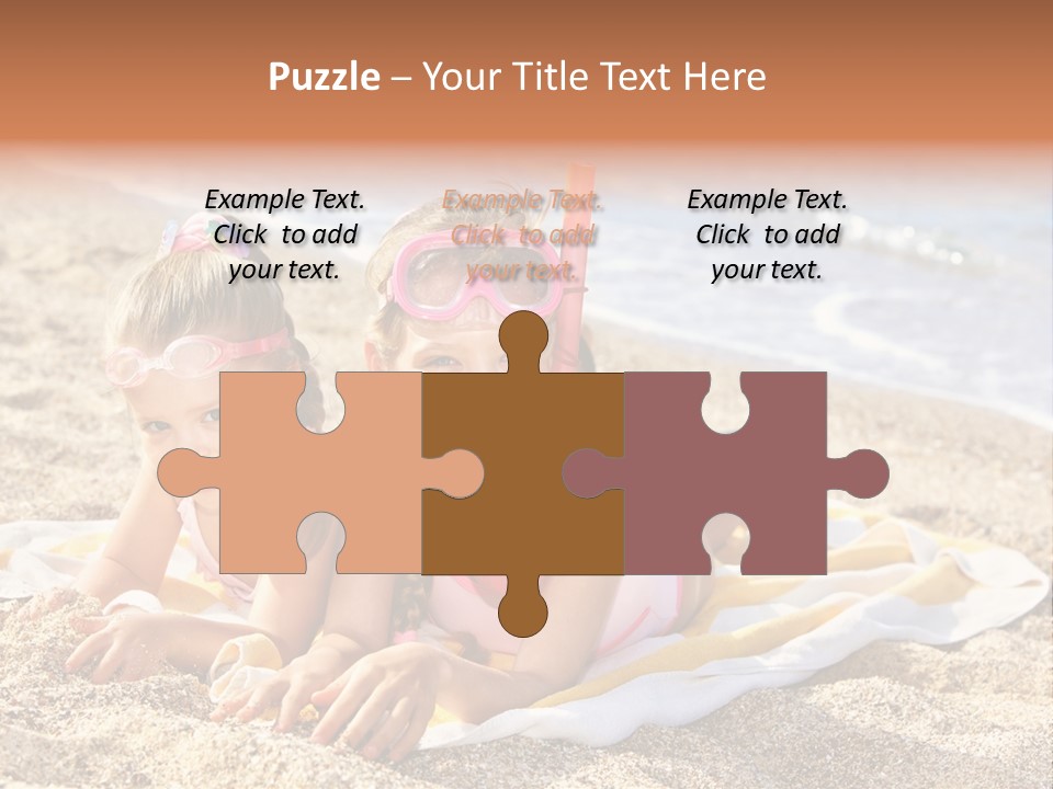 Kid Happy Mask PowerPoint Template