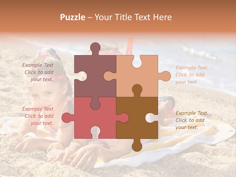 Kid Happy Mask PowerPoint Template