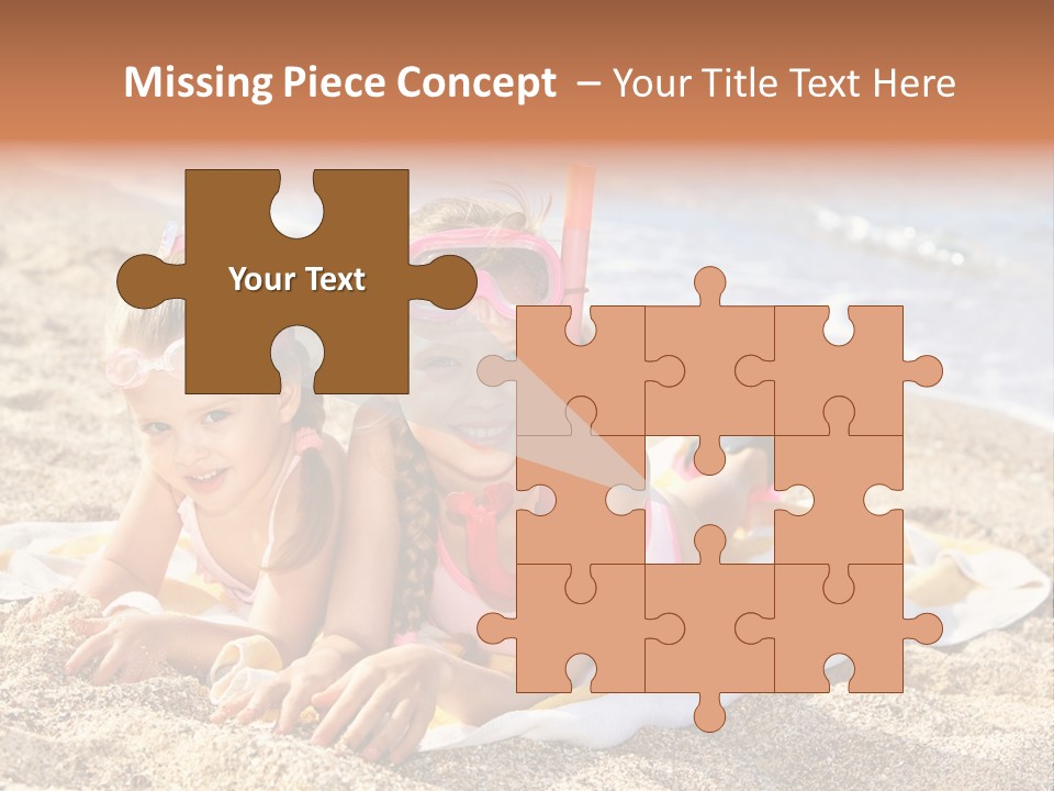 Kid Happy Mask PowerPoint Template