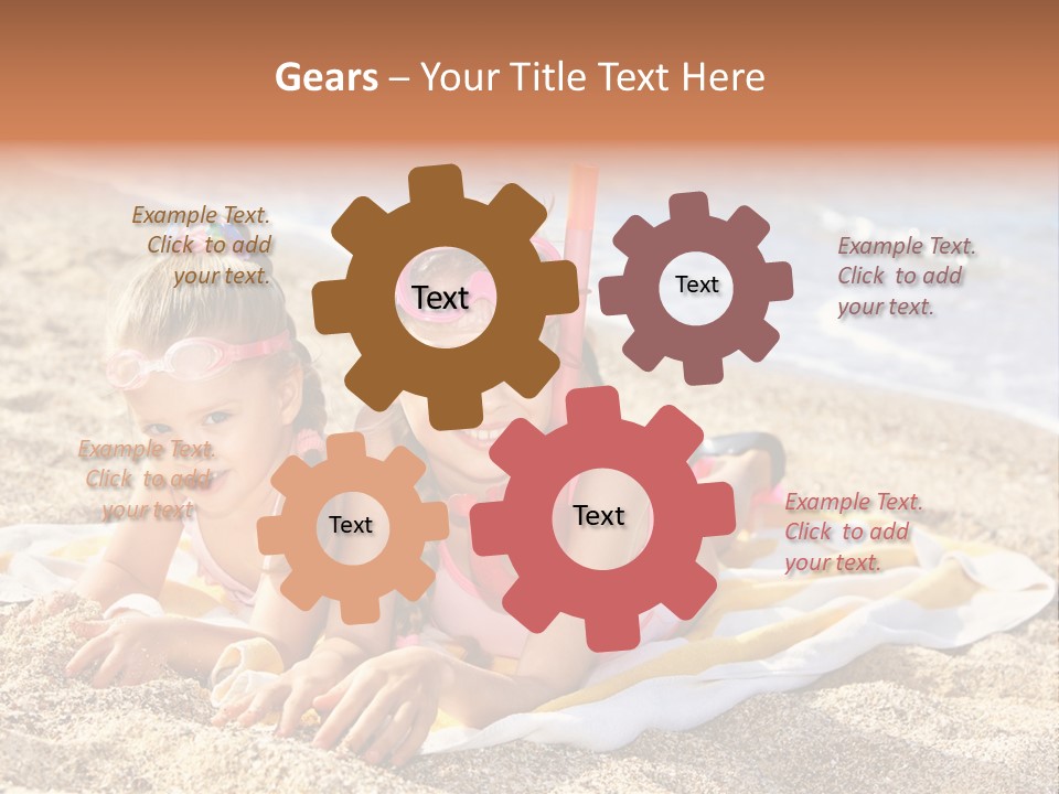 Kid Happy Mask PowerPoint Template