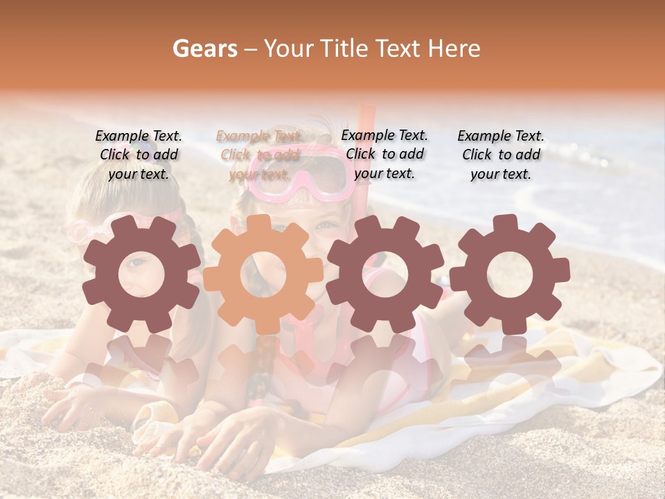 Kid Happy Mask PowerPoint Template