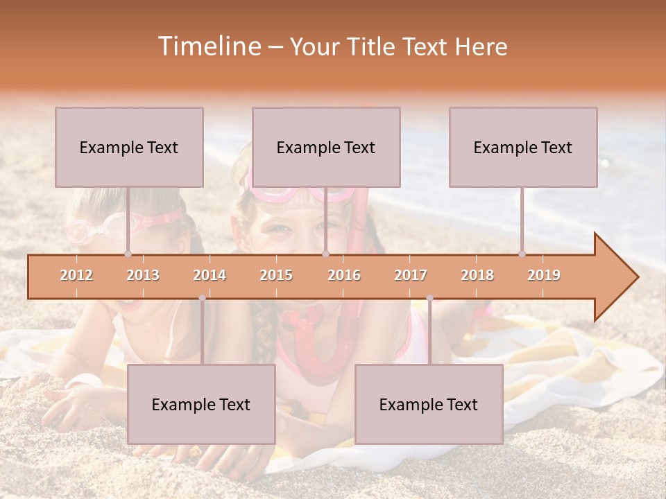 Kid Happy Mask PowerPoint Template