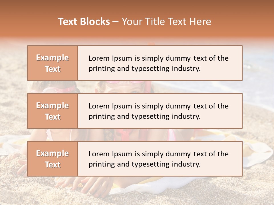 Kid Happy Mask PowerPoint Template