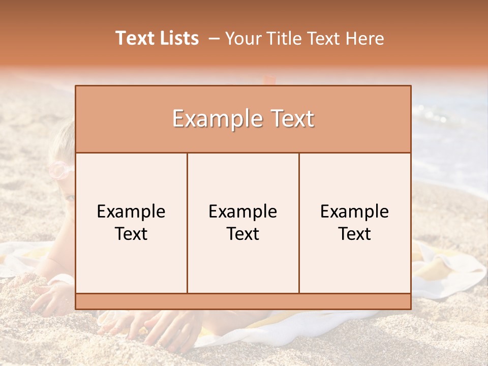 Kid Happy Mask PowerPoint Template