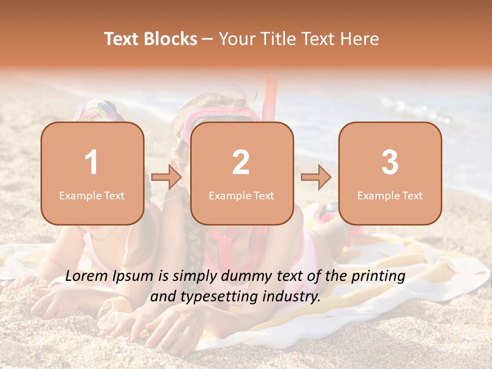 Kid Happy Mask PowerPoint Template