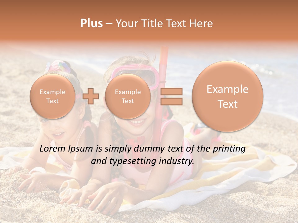 Kid Happy Mask PowerPoint Template