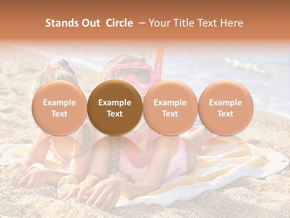 Kid Happy Mask PowerPoint Template